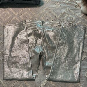 Abercrombie & Fitch Silver High Rise Jeans Curve Love
